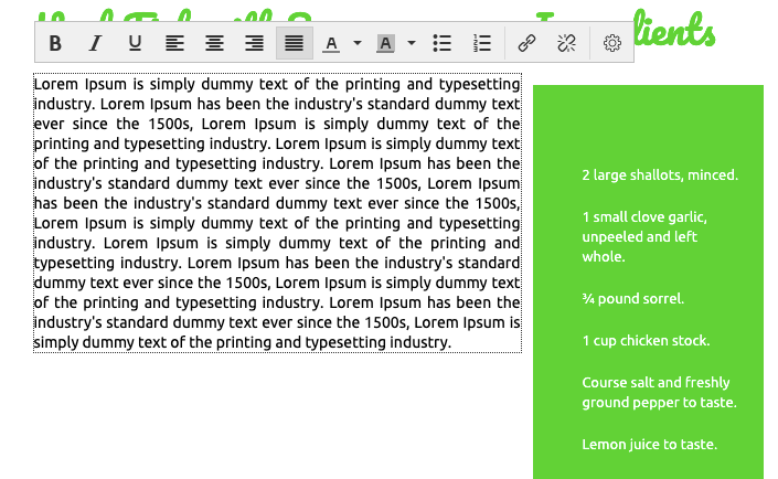 Free hand editor