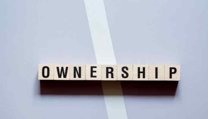 take ownership